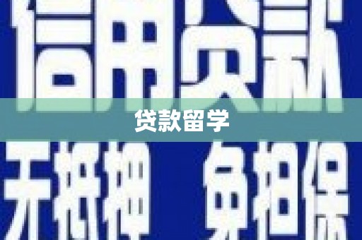牟定贷款留学
