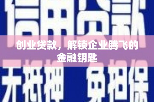 牟定创业贷款，解锁企业腾飞的金融钥匙
