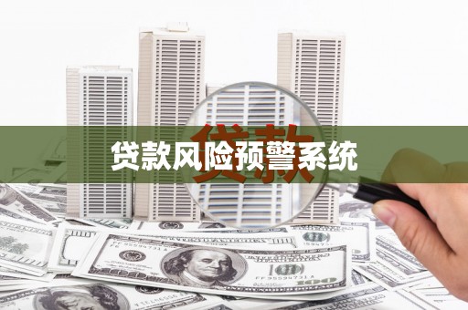 牟定贷款风险预警系统